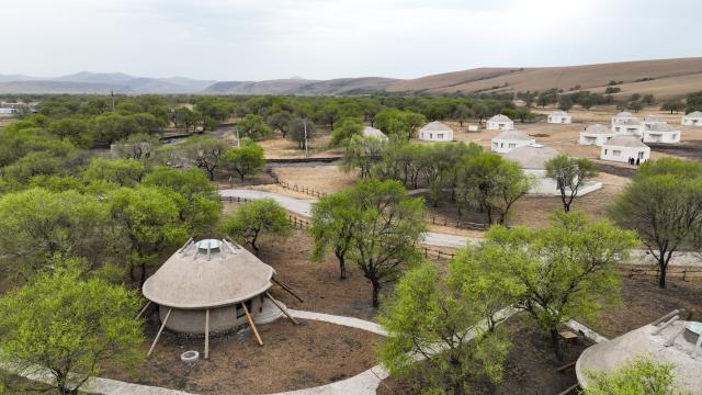 Cina: cluster di alloggi homestay della prateria nella Mongolia Interna (2)