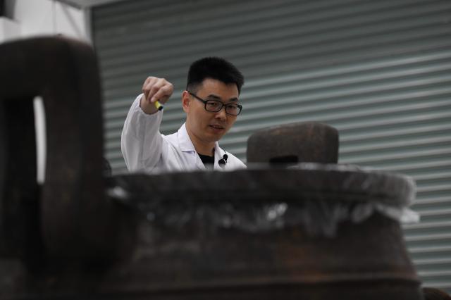 Cina: Anhui, progressi negli scavi della tomba di Wuwangdun (3)