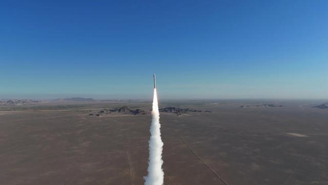 Cina: lancio del razzo vettore CERES-1 da Jiuquan (2)