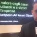 Luca Cavone all'evento "Il valore degli asset&nbsp; culturali e artistici d'impresa": "Solamente il 36% della aziende investe in beni artistici"