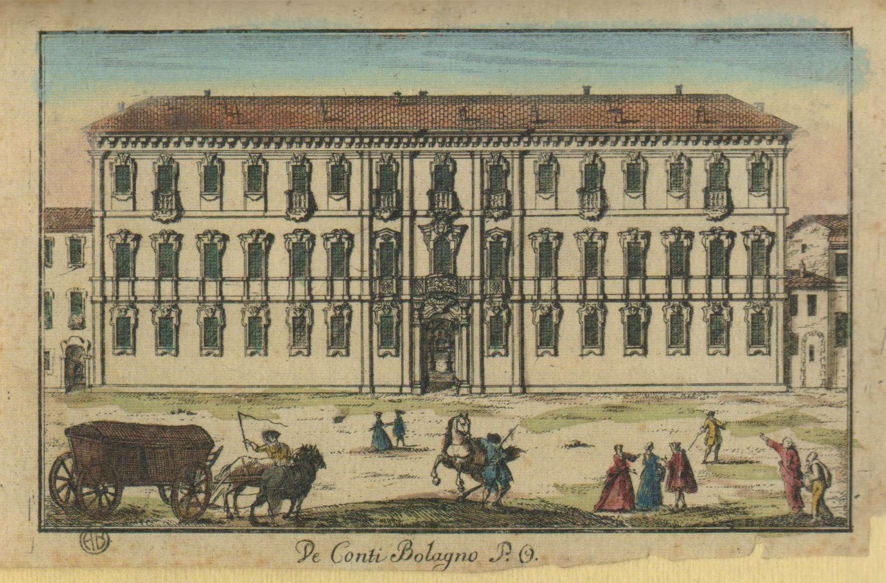 Marc'Antonio Dal Re, Palazzo Bolagnos, Archivio Storico Bertarelli, Castello Sforzesco, Milano