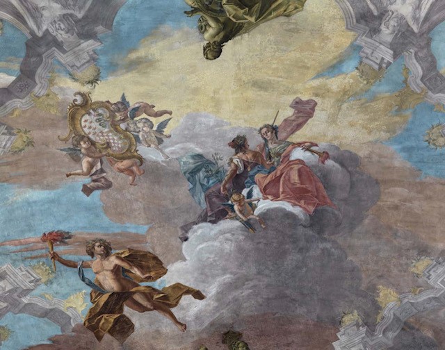 Cielo della Sala da Ballo di Gersam Turri, photo Matteo Piazza