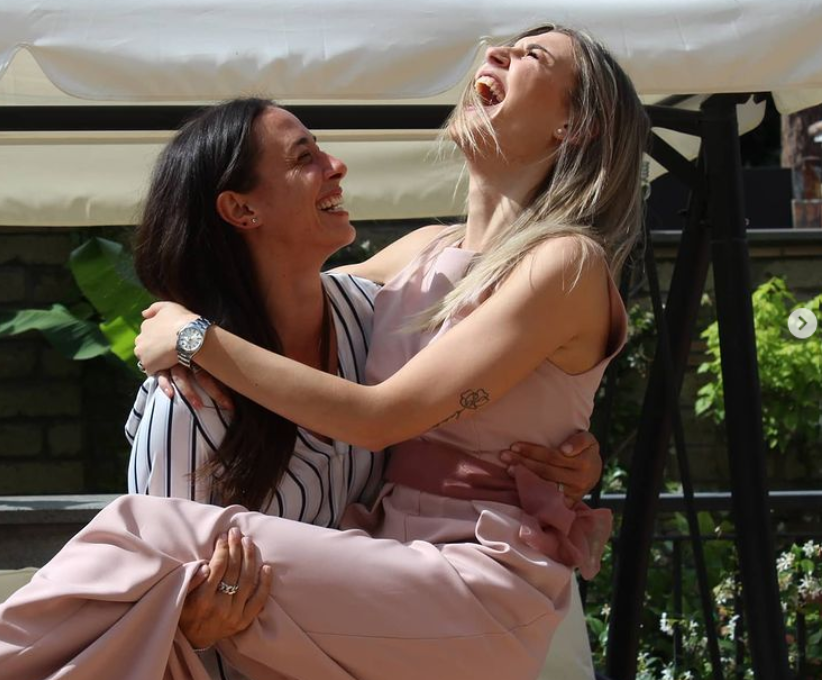 Giulia Talia e la compagna Barbara (fonte foto Instagram)