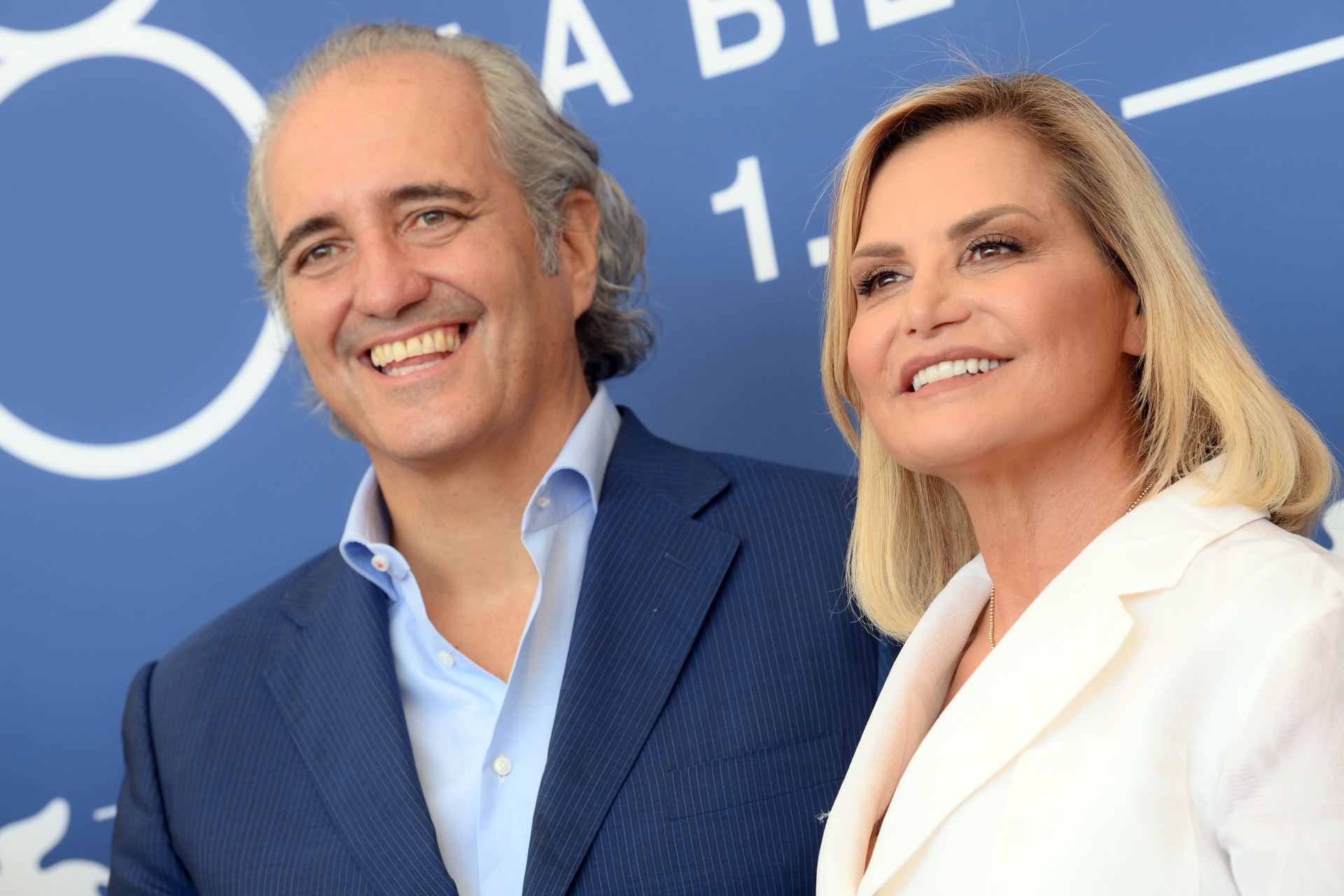 Simona Ventura e Giovanni Terzi (foto LaPresse)