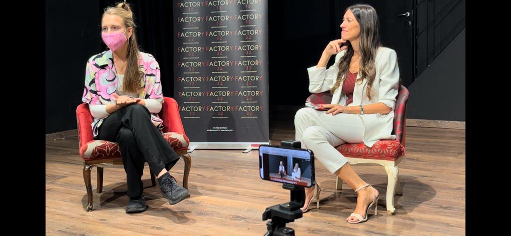 Francesca Verga con Valentina Pescetto Ph. Alessandra Basile