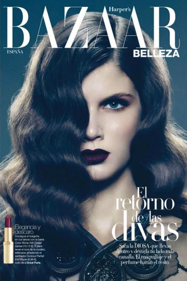 Livia Pillmann sulla copertina di Harper's Bazaar. Fonte: Harper’s Bazaar Paco Peregrin