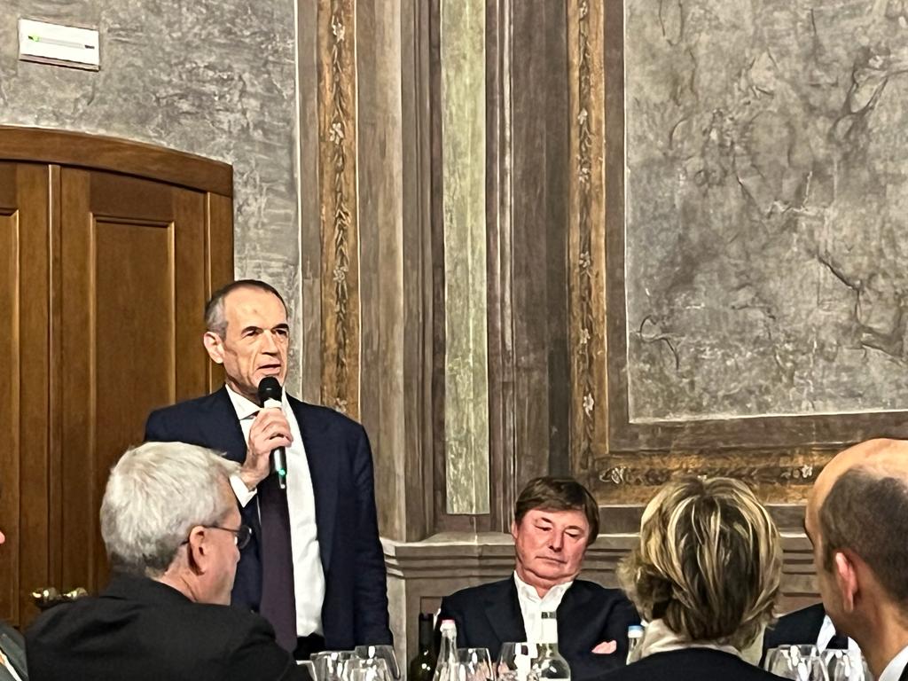 Carlo Cottarelli all'evento UCID del 19.1.23. Ph. Alessandra Basile