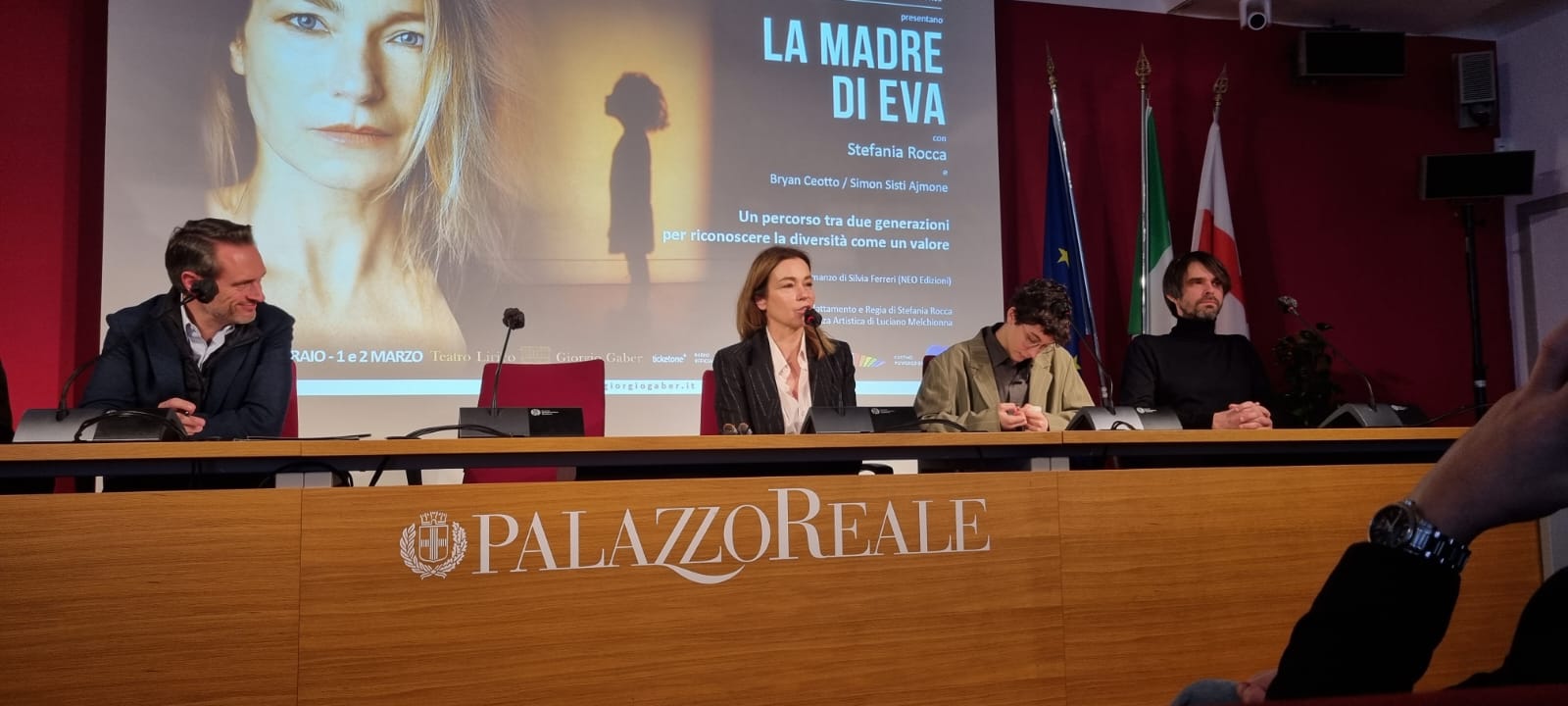 A Palazzo Reale la conferenza stampa di "La madre di Eva". Ph. Alessandra Basile
