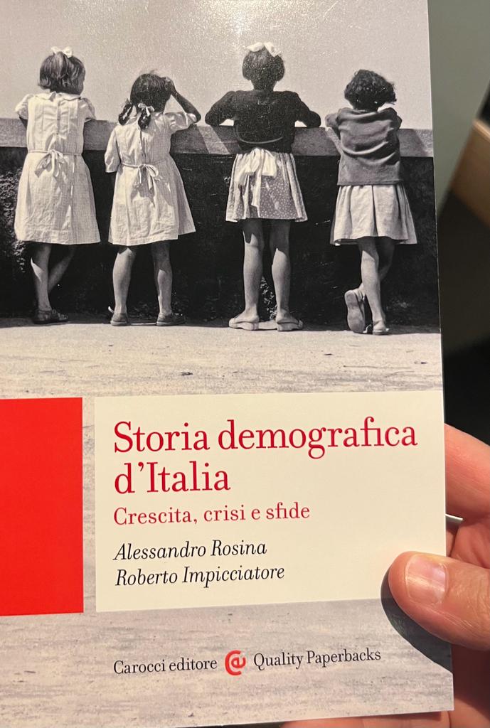 Il libro di Alessandro Rosina. Ph. Alessandra Basile