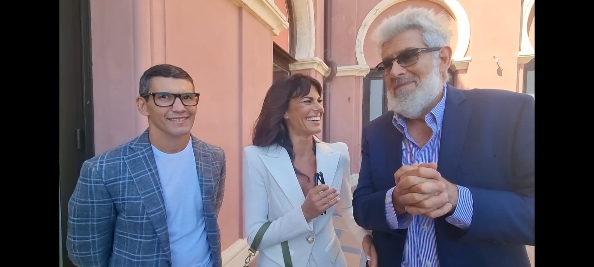 da sinistra: Emanuele Blandamura, Bianca Guaccero, Alessandro Benvenuti. Ph. Alessandra Basile