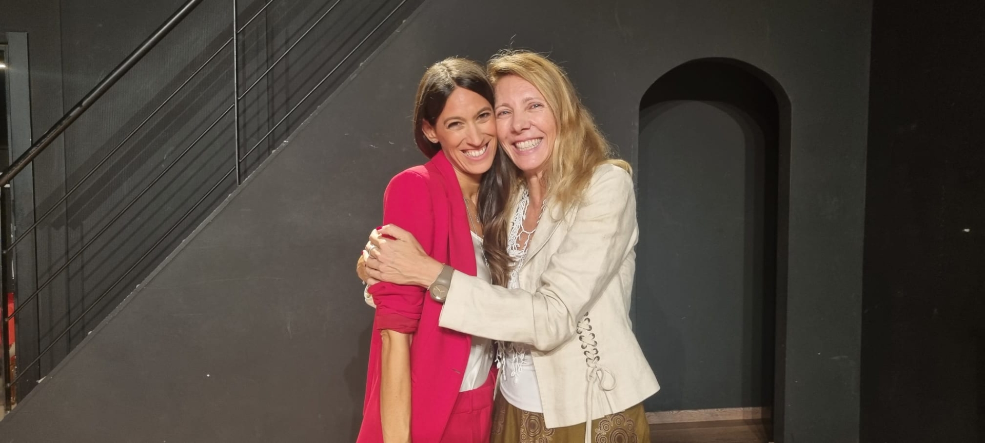 Valentina Pescetto e Alessandra Basile dopo l'intervista al fACTORy32. Ph. Alessandra Basile