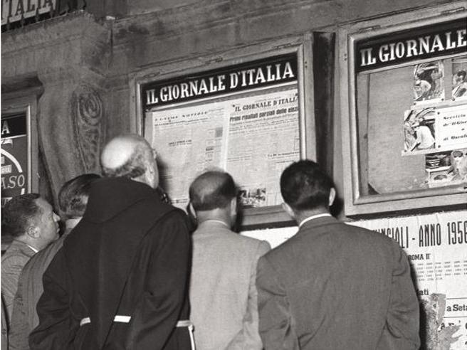 Immagine retrò de IGDI cartaceo. Fonte: Corriere della Sera intervenuto ai festeggiamenti del 18/11/21, https://www.corriere.it/economia/aziende/21_novembre_17/i-120-anni-giornale-d-italia-storia-tradizione-voglia-guardare-futuro-6c214844-4797-11ec-8bc9-3ede90e62115.shtml