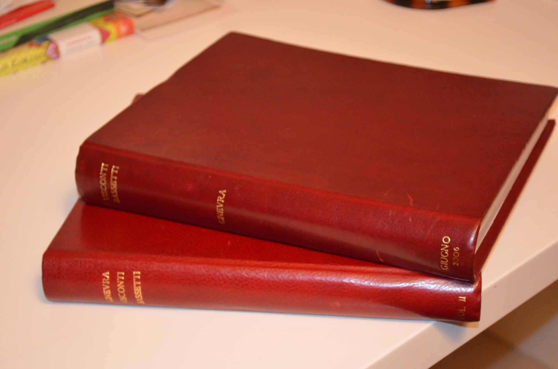 Il libro rosso di Ginevra. Fonte/credits: si ringrazia Ginevra Visconti