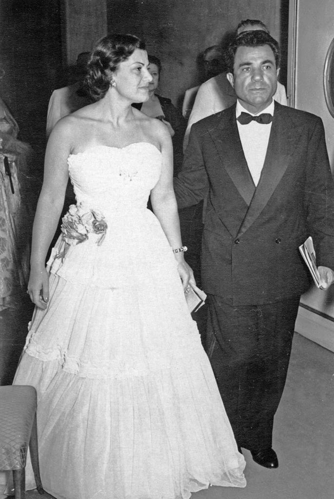 Salvatore e Wanda Ferragamo sposi. Fonte/credits: archivio foto Wanda Ferragamo; si ringrazia Ginevra Visconti