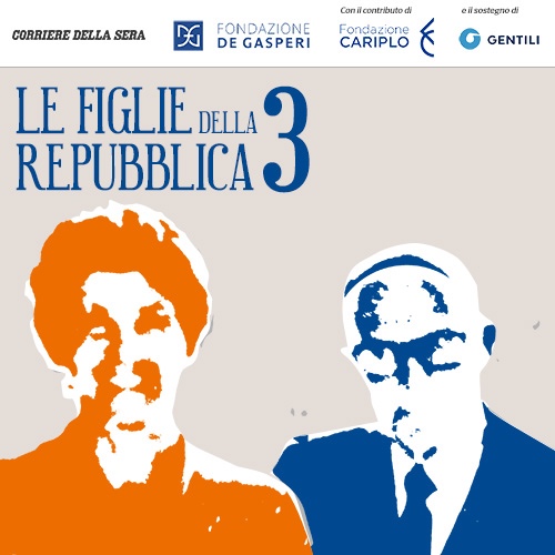 Cover del podcast "Le figlie della Repubblica 3" per la puntata dedicata a Pertini