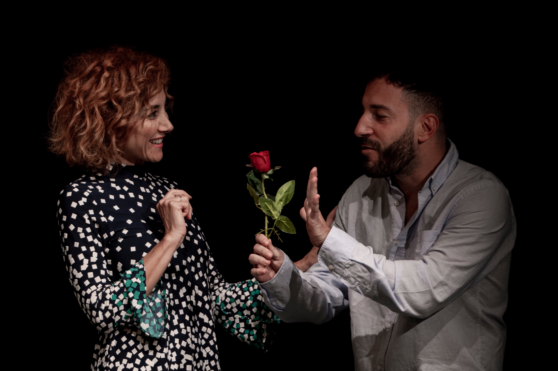 Garzia e Bocci in scena. Fonte/credits: Ufficio Stampa StArt Lab