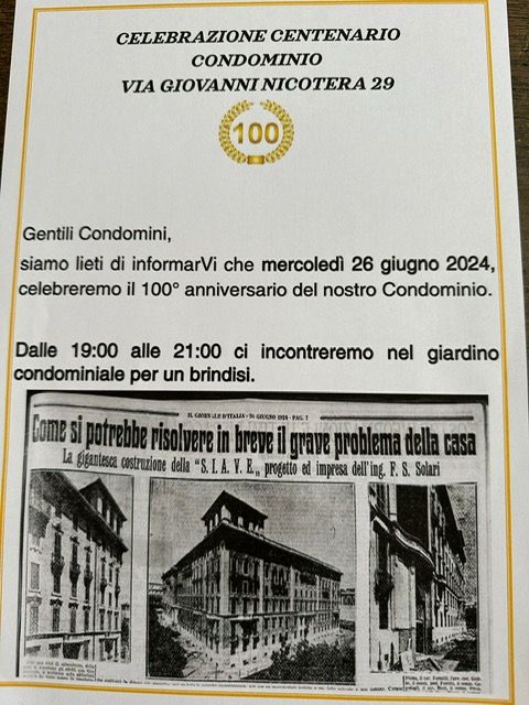 Fonte: CFP Amministrazione condominio e sig. Giuseppe Del Sordo