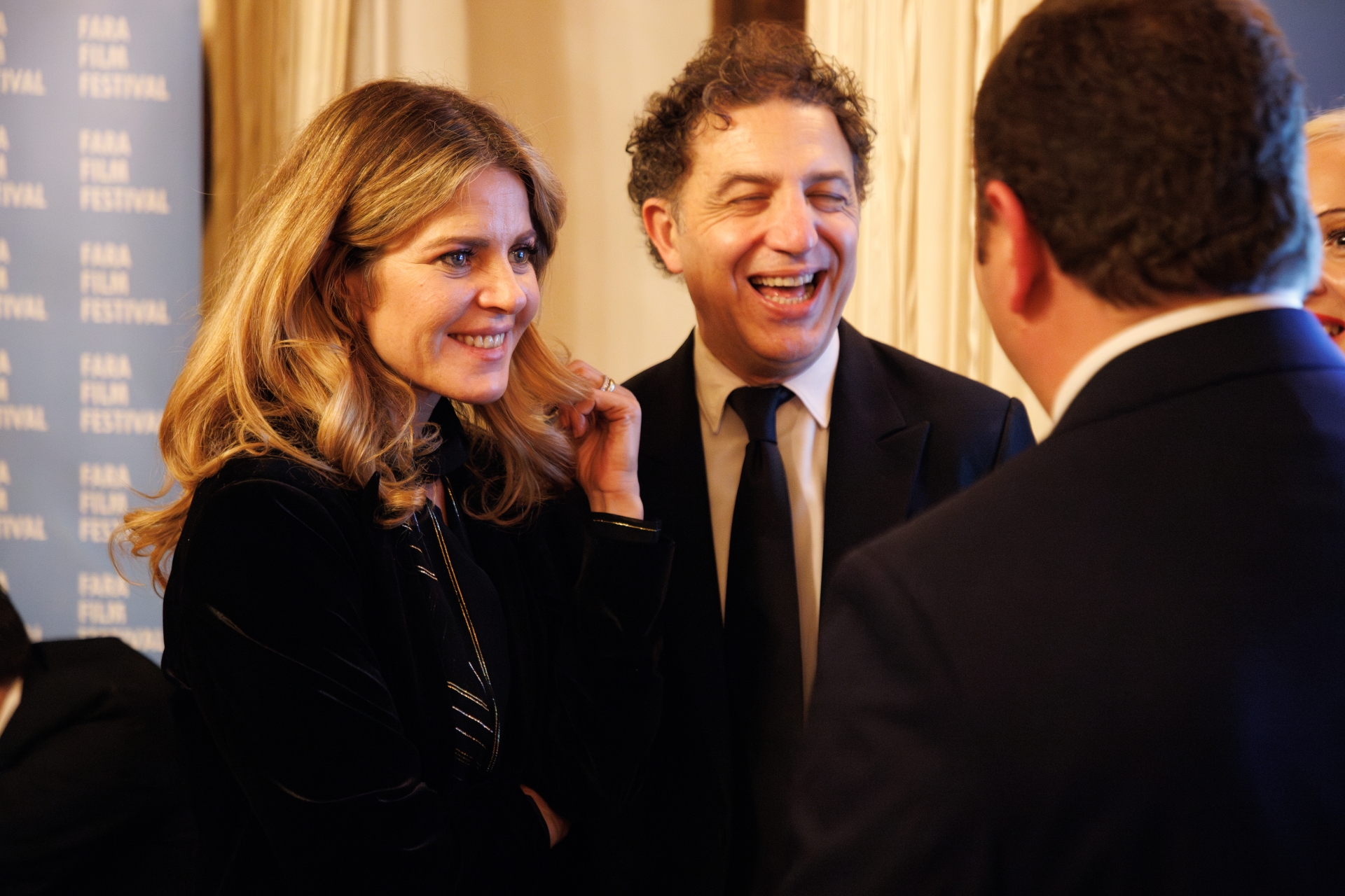 Il regista Christian Marazziti con Elisabetta Pellini e Riccardo Martini; Ph. Gabriele Pallai, fonte: FFF