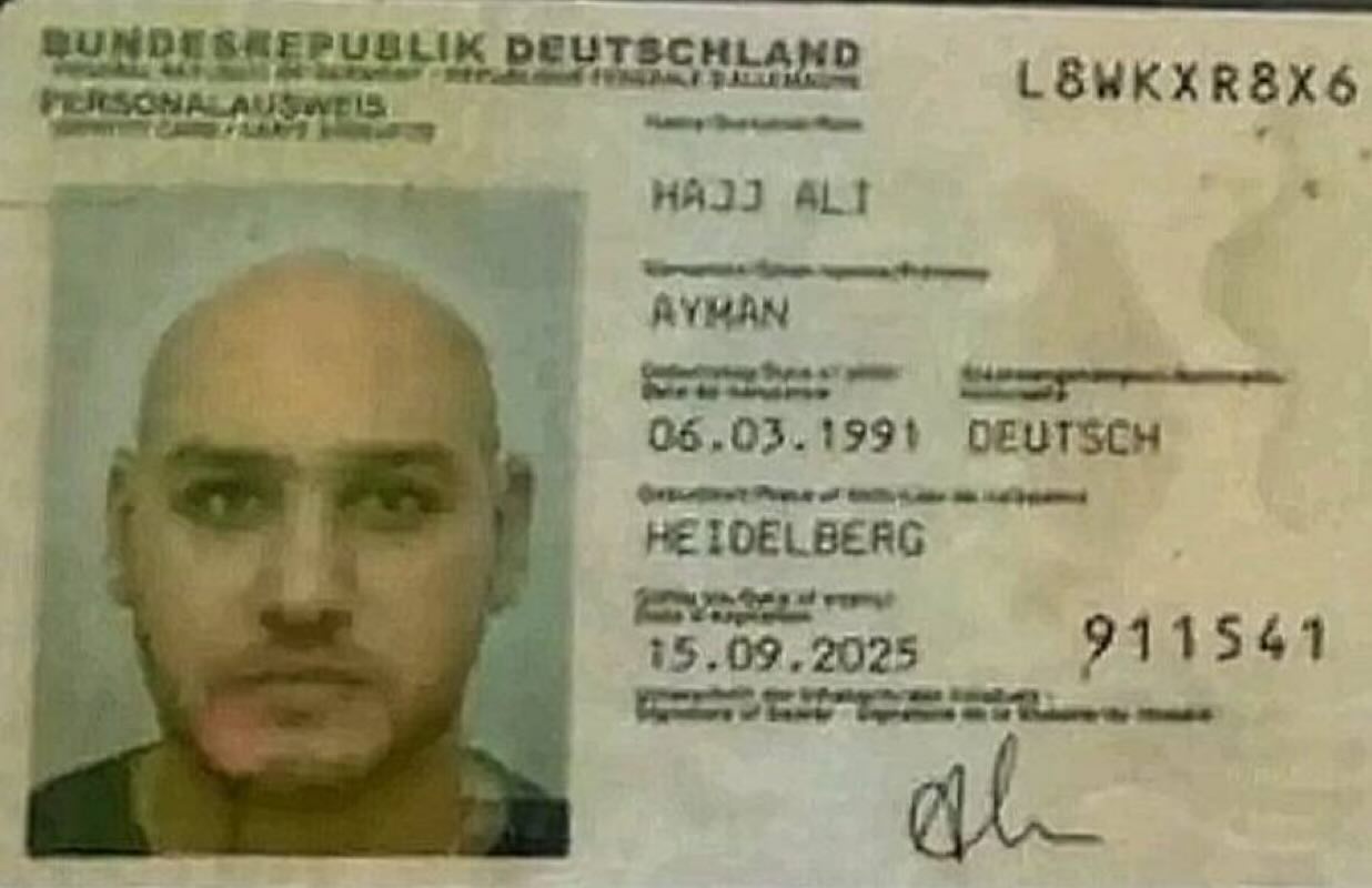 Carta d'Identità Hajj Ali Ayman