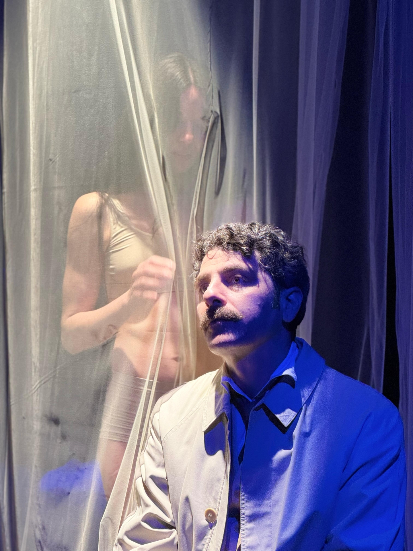 Ballardini/Arrigoni in "Lettera di una sconosciuta" al fACTORy32; ph: Riccardo Italiano