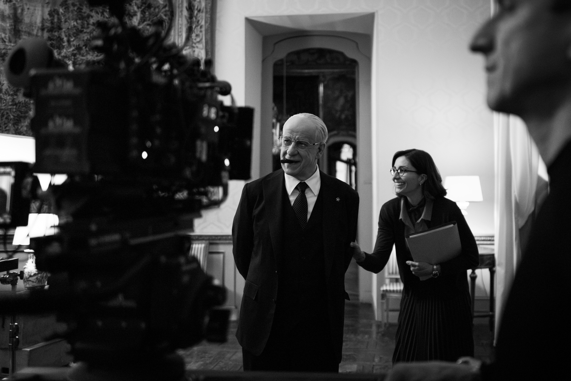 Fonte/credits: LA GRAZIA - Toni Servillo and Anna Ferzetti (Credits Andrea Pirrello) - Biennale 82, press material
