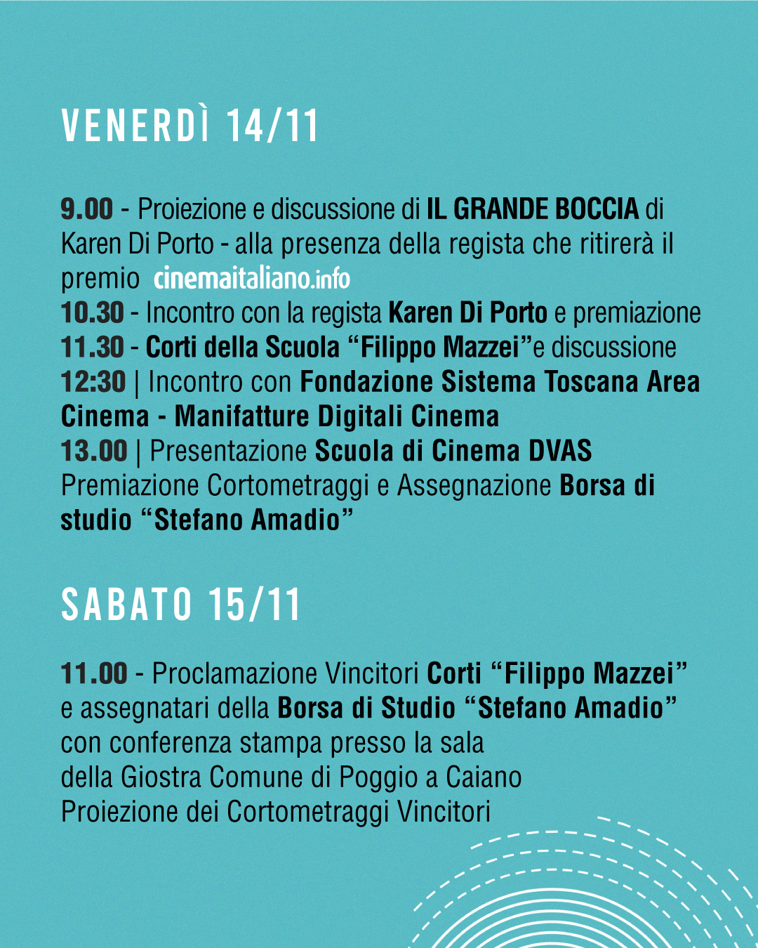 Fonte/Credits: Ufficio stampa CineAtelier